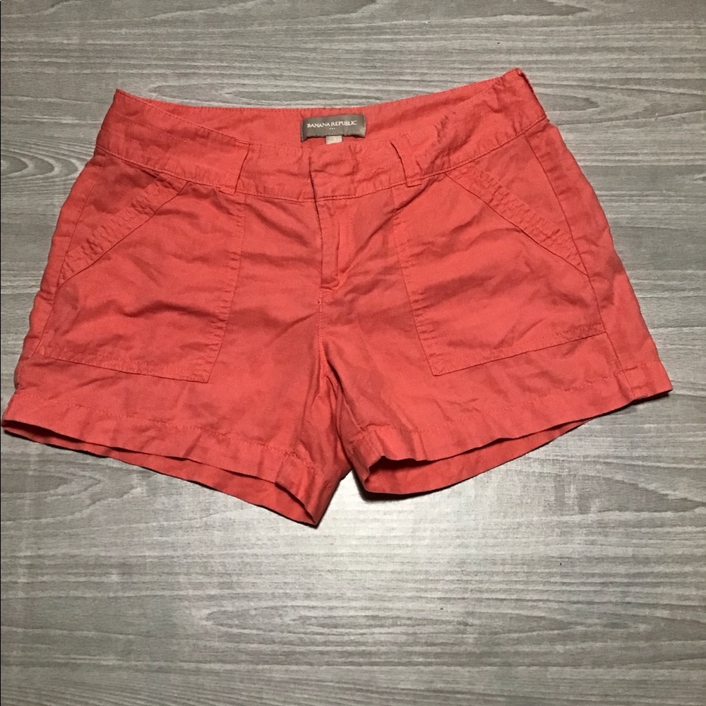 Banana Republic Red Women's Cargo Shorts